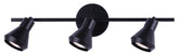 TRACK LIGHT 3LT GU10 MBLK 50W